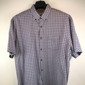 James Campbell Short Sleeve Button Down Shirt